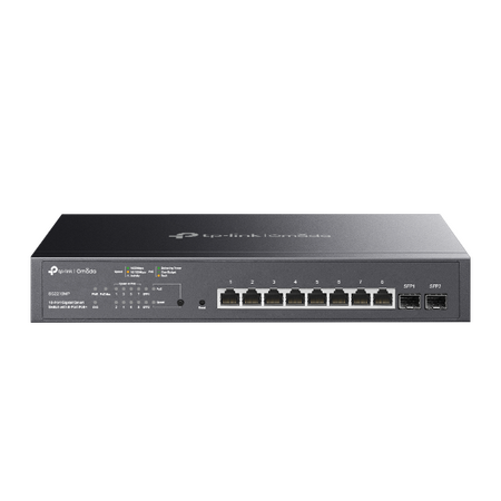 TP-LINK OMADA 10-PORT MANAGED GIGABIT SWITCH, POE+(8), SFP(2), 150W, 5YR