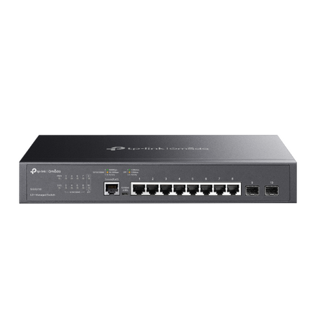 TP-LINK OMADA 8-PORT MANAGED GIGABIT L2+ RACK SWITCH, GbE(8), SFP(2), 5YR