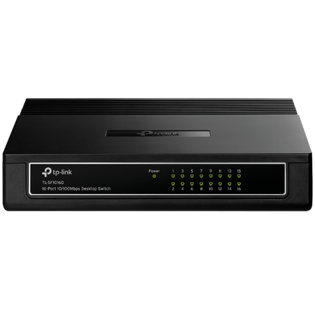 TP-LINK 16-PORT UNMANAGED DESKTOP SWITCH, 10/100(16), 3YR