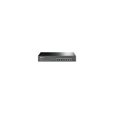 TP-LINK 8-PORT UNMANAGED GIGABIT DESKTOP/RACKMOUNT SWITCH, POE+(8), 126W, METAL CASE, 5YR