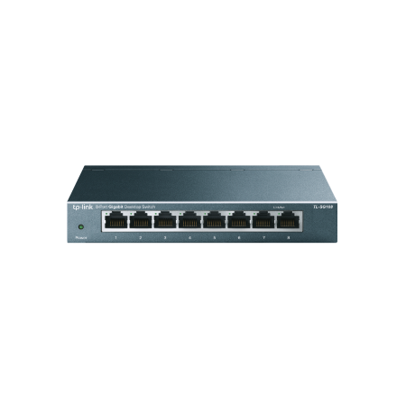 TP-LINK 8-PORT UNMANAGED GIGABIT SWITCH, METAL CASE, 5YR