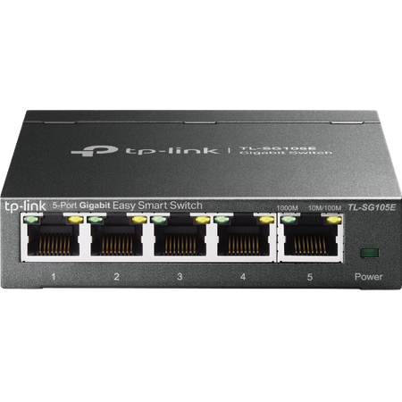 TP-LINK 5-PORT EASY SMART GIGABIT SWITCH, METAL CASE, 5YR