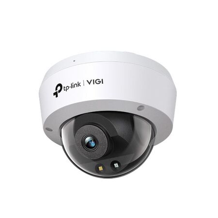 TP-LINK VIGI FULL-COLOUR DOME CAMERA, 4.0MM, 4MP, IR, 10/100, AUDIO, POE/DC, IP67, 3YR