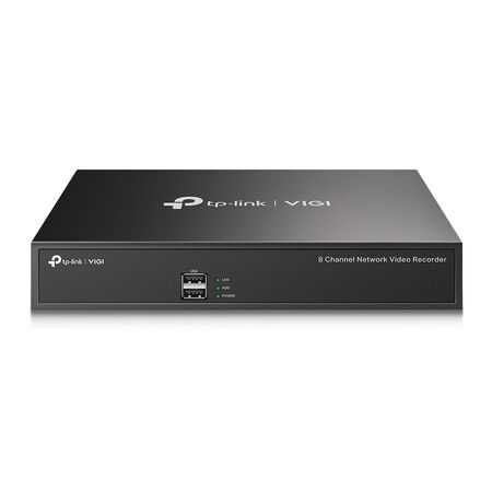 TP-LINK VIGI 8-CH NVR, 3.5"(0/1), FHD, 5MP, HDMI(1), VGA(1), 10/100(1), 3YR