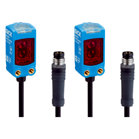 Miniature photoelectric sensors W4F, WSO4FP-313ZZ6A0ZZZ Sensing range max.: 0…2 m, depending on receiver Sensor principle: Through-beam photoelectric, consisting of sender with testinput Connection type: Cable with connector M8, 3-pin, 110 mm Light source: PinPoint LED, visible red light Housing material: VISTAL®