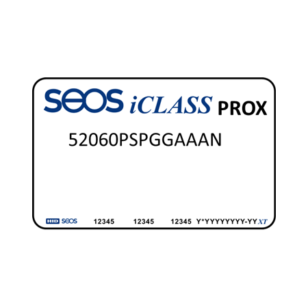 HID SEOS iCLASS PROX Card | 8K & 2K Memory | Gloss Finish | by Dicker Data