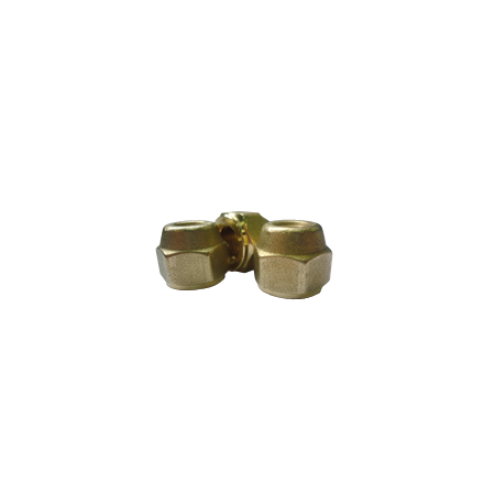Forged Flare Nut - Short Barrel - Brass - 1/2 FSAE