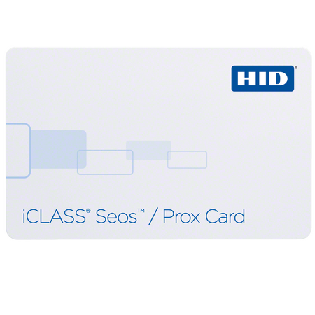 HID SEOS + PROX CARD 8K | Dual Frequency | Enhanced Security Features | Smart Card Technology | @Pack of 100 | by Dicker Data