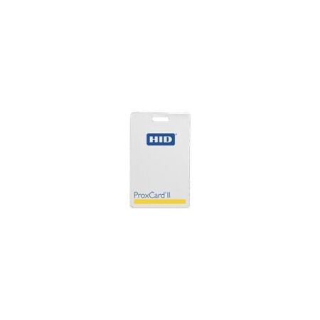 RF Proximity Card HID ProxCard II | 125 kHz | Vertical Slot Punch | Sequential Numbering | @Pack of 100 | by Dicker Data