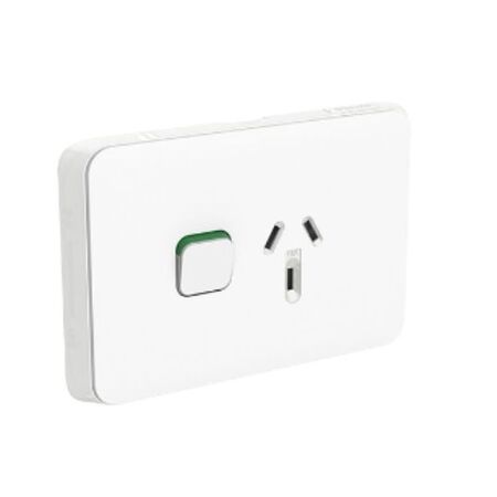 SKIN SKT Sw Horiz SGL 10A 250V