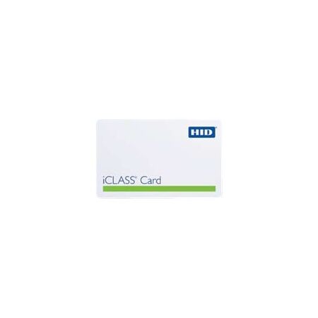 HID iCLASS Card 2K/2 | White Gloss Finish | Sequential Matching Numbering | Programmed for Access Control | @Pack of 100 | by Dicker Data