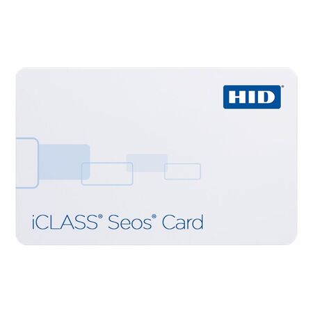 HID SEOS CARD 8K SIO | 128-bit AES Encryption | OTP Generator | Printable Surface | @Pack of 100 | by Dicker Data