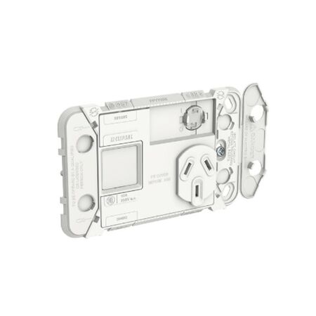 Grid Socket Sw HorizSgl 1ExBlank 10A250V