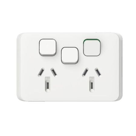 Socket Sw Horiz TWN 1EXBLANK