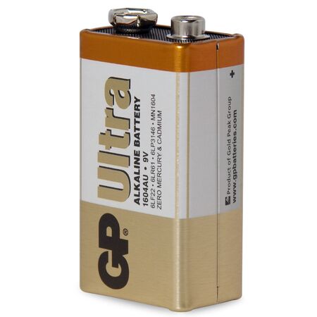 BATTERY 9V ULTRA ALKALINE GREENCELL
