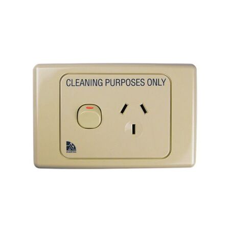 GPO Single HOR 10A For Cleaner