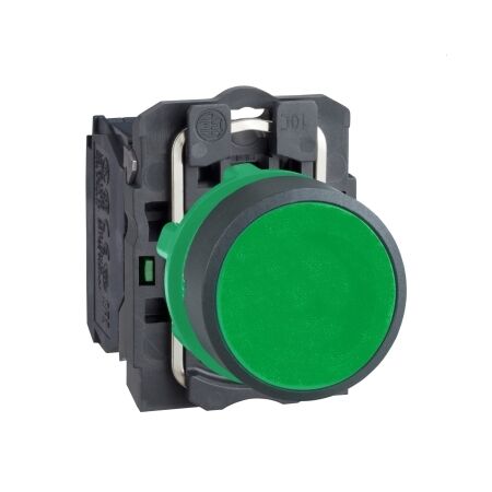 Pushbutton 1N/O Green