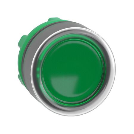 Pushbutton Illum Green Head
