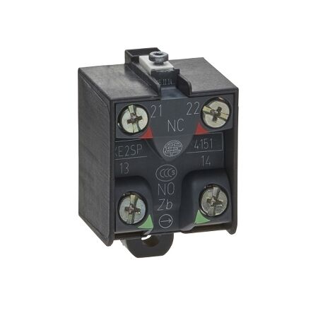 Contact Block 1N/C + 1N/C Snap