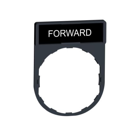 Legend Plate Marked FORWARD