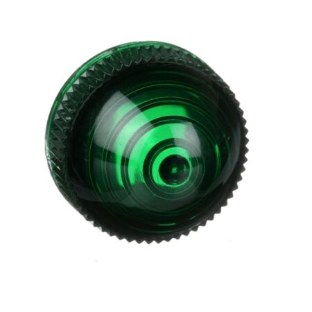 30MM PLASTIC DOMED LENS GREEN