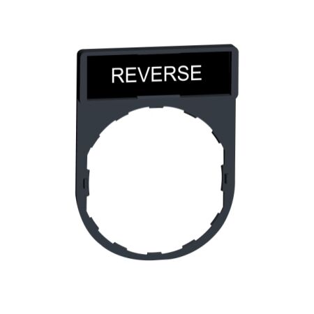 Legend Plate Marked REVERSE