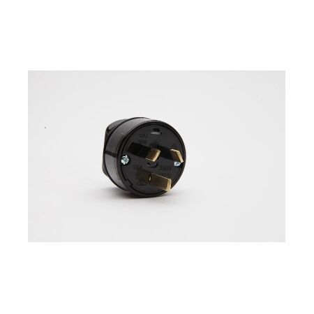 10A Plug Heavy Duty Black