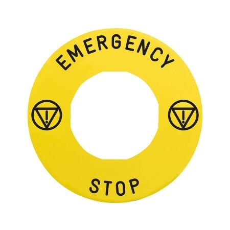 Emer. Stop Legend 60mm