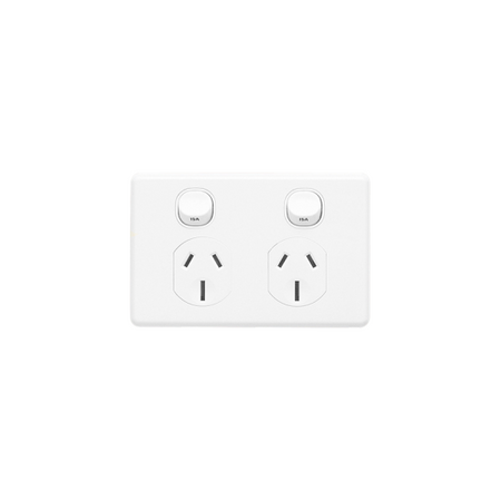 Sock.SWT Twin DPOLE 15A 250V