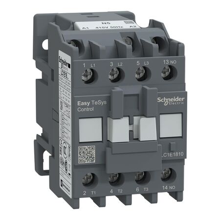 3P Contactor TESYS E 1NO 7.5kW 400V AC3