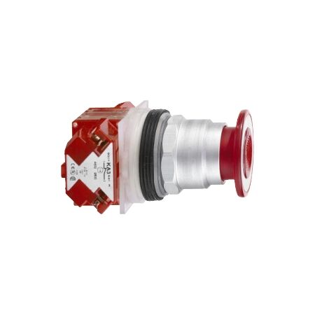 30mm PUSH-PULL Operator Red Knob