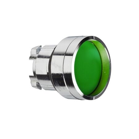 Push Button Recessed Green
