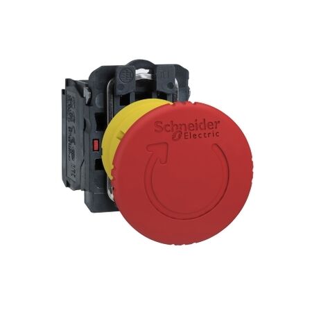 Red E-Stop 40mm 1NC twist release