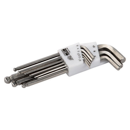 HEX KEYS SET METRIC INOX 9 PIECE SET