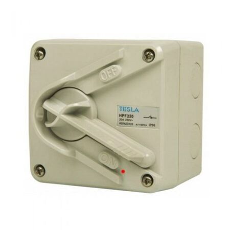 20 A 2 POLE  W/P Isolator Switch New