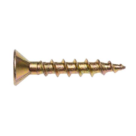 SCREW CHIPBOARD CSK HD GOLD PAS PHIL HD 8-10x25 BX [500]