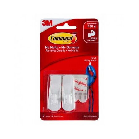 HOOK, SMALL, GENERAL PURPOSE UTILITY, 2 PACK, 17002ANZ (6)