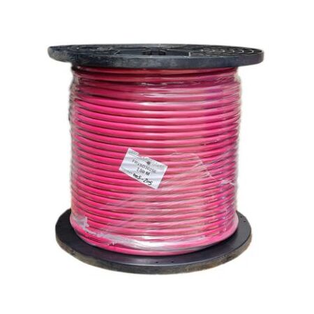 Fire rated 2.5mm 3 core + Earth copper braided Red VSD cable 100m roll FRVSD3025E-BRE