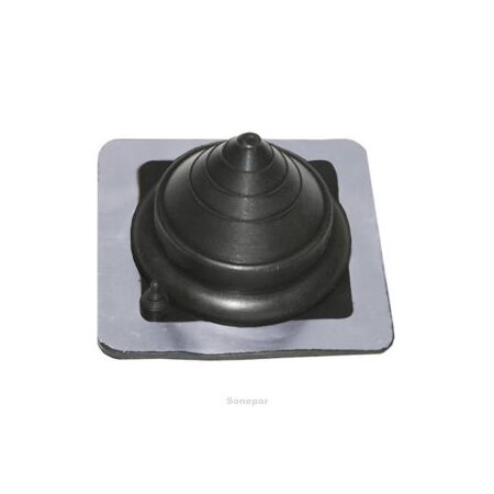 FLASHING SQUARE BASE 0-50mm BLACK  MASTERFLASH, MIDDY