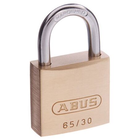 PADLOCK 65sr. 30mm BRASS KEYED ALIKE KEY#302