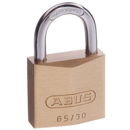 PADLOCK 65sr. 30mm BRASS KEYED ALIKE KEY#303