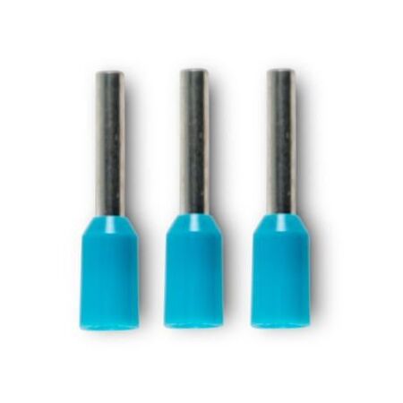 BOOTLACE INSUL BLUE 0.75MM2 X 8MM PK100