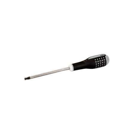 SCREWDRIVER, HEX BALL END 222mm, BLADE 100mm, 2.5mm TIP