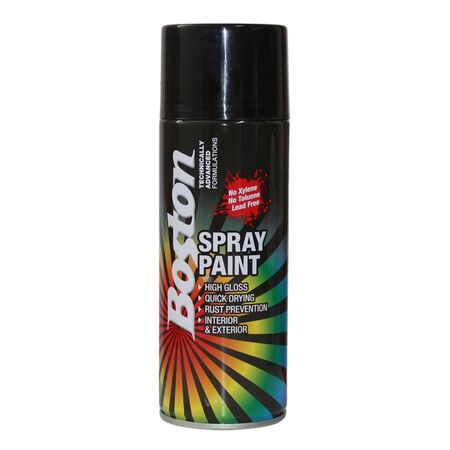SPRAY PAINT, MATT BLACK 250g