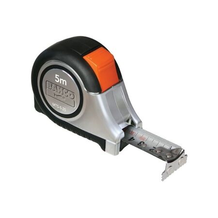 TAPE MEASURE, 5m, 25mm BLADE STAINLESS STEEL