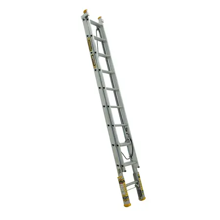 Alu Ext Ladder with Leveller 3.1-4.85m 150kg Industrial