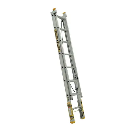 Alu Ext Ladder with Leveller 2.4-3.6m 150kg Industrial