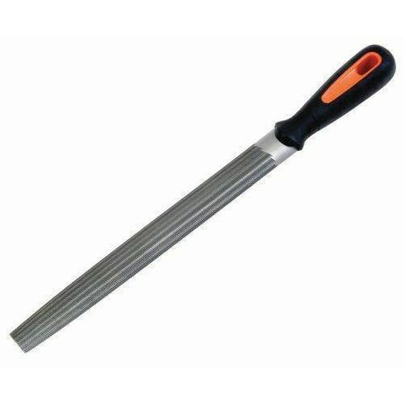 FILE, HALF ROUND SMOOTH CUT 15cm, ERGO HANDLE