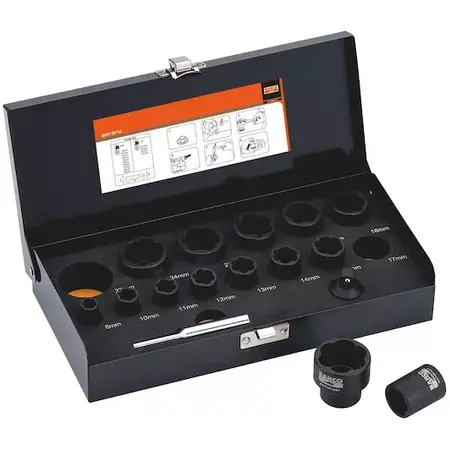 SOCKET SET, TWIST 3/8in & 1/2in DRIVES