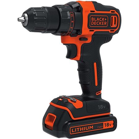 DRILL DRIVER KIT, 18V 1.5Ah LITHIUM, 2-SPEED